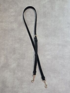 Coach Black Leather Crossbody Strap